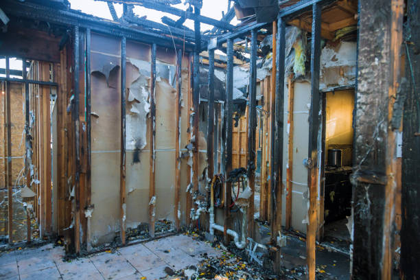 Professional Soot Cleanup technician working in Sterling, VA